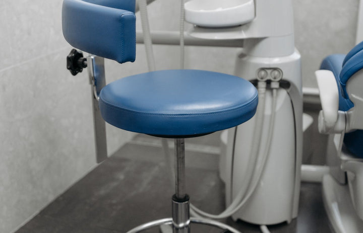 Clinical stool and seating in a modern medical clinic