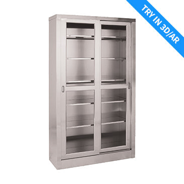 UMF Medical large stainless steel storage cabinet