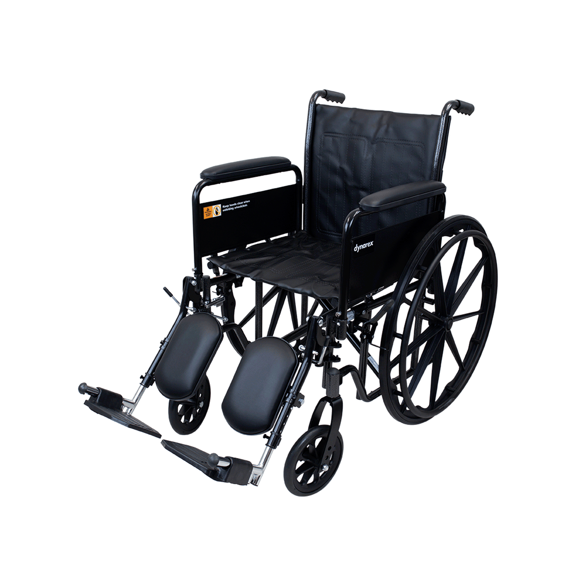 DynaRide S2 Wheelchair with Detachable Full Arms & Elevating Leg Rests