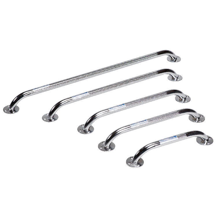 Chrome Knurled Grab Bar