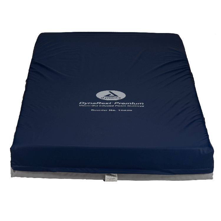 Dynarex DynaRest Premium Visco-Gel Infused Foam Mattress