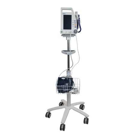 Vital Signs Patient Monitor w/ Rolling Stand
