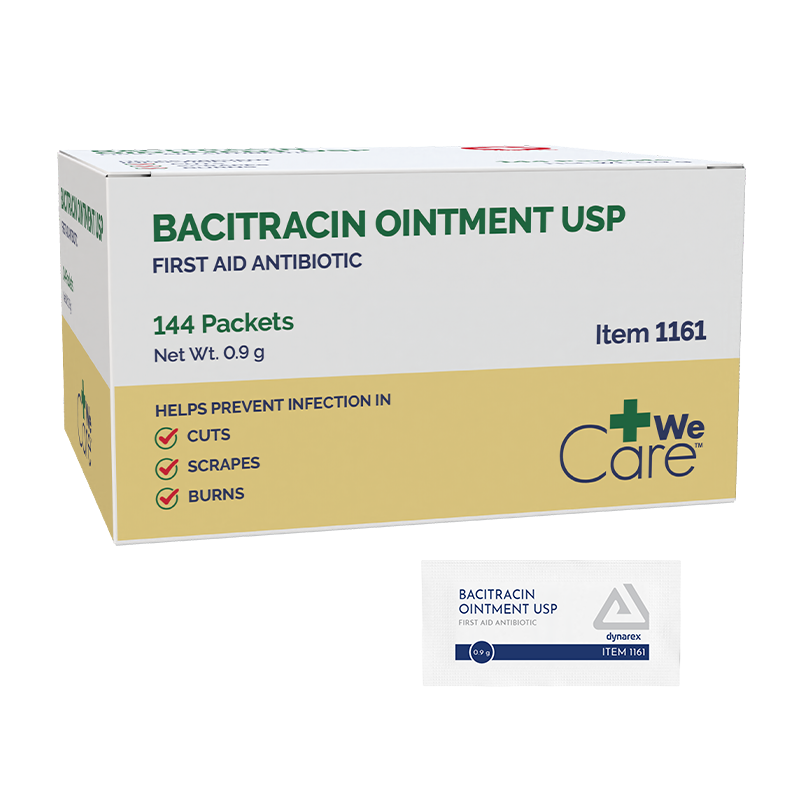 Bacitracin Ointment USP 0.9g Packet (Case)