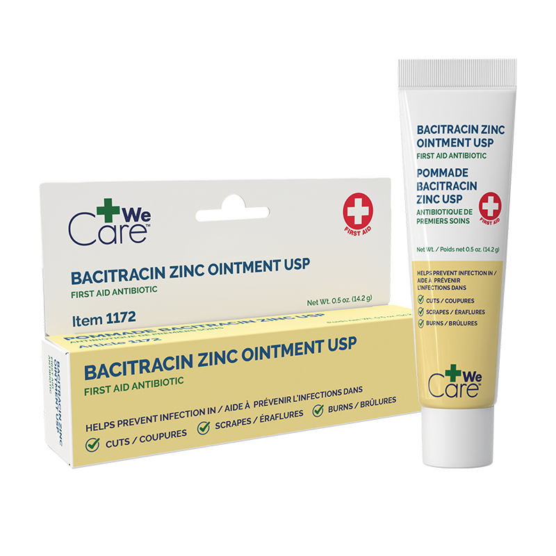 Bacitracin Zinc Ointment 0.5 oz. Tube