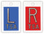 "Identifier" Cassette Markers R & L: 1", Custom - 2 Initials (3/8") or 3 Initials (1/4") per set (Must include custom info when ordering)