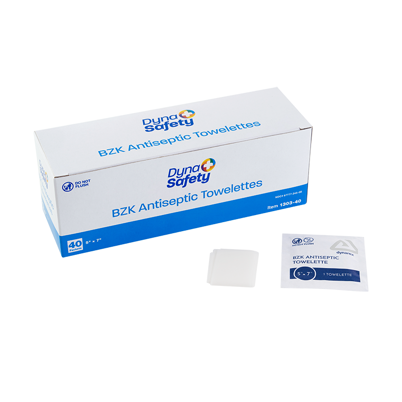 BZK Antiseptic Towelettes 25/40/cs