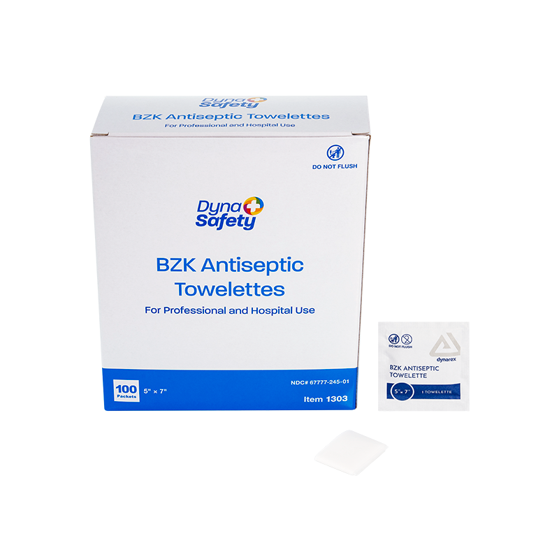 BZK Antiseptic Towelettes 10/100/cs
