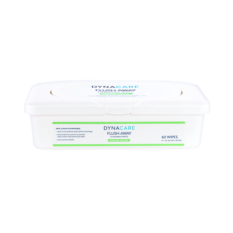 Dynarex Flushable Wipes - Adult 9" x 13"
