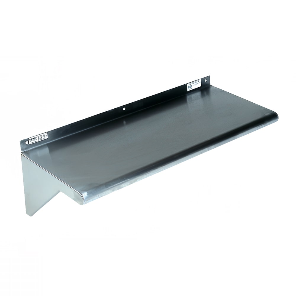 Harloff Stainless Steel Shelf for 24" W x 10" D Narc Cab, Shelf, Brackets and Screws