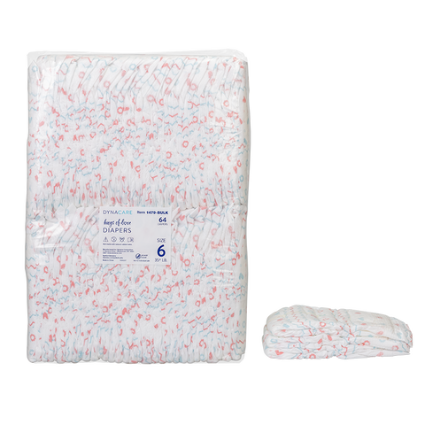 Hugs of Love Diapers, Size 6, 35+ lb