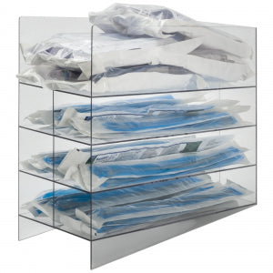 Bowman Dispensers 6-Place CatheterOrganizer w/Drain Bag Shelf
