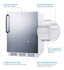 Bottom mount refrigerator-freezer