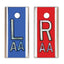 "Elite" Cassette Markers R & L: 5/8", Custom - 2 Initials (3/8") or 3 Initials (1/4") per set (Must include custom info when ordering)