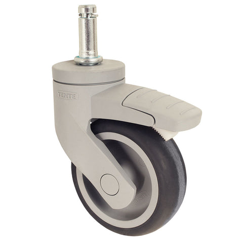 3" Stem Caster, Gray