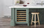 15" wide built-in wine cellar with panel-ready glass door