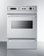 Stainless steel 115V electric wall oven with digital clock/timer and oven window; for cutouts 22 3/8" wide by 34 1/8" hi