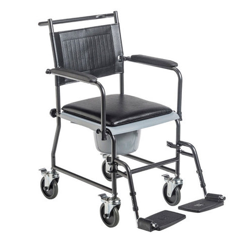 Dynarex 10376 Drop Arm Folding Commode Extension Leg with Tip