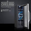 12-bottle countertop commercial wine cooler in stainless steel with compressor