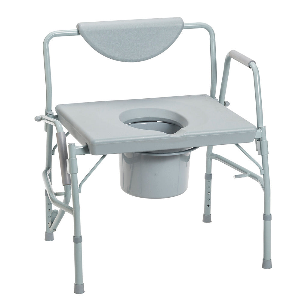 Dynarex Bariatric HD Drop Arm Commode Caster-pair