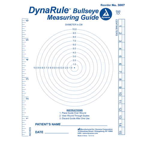 Dynarex DynaRule Bullseye Measuring Guide