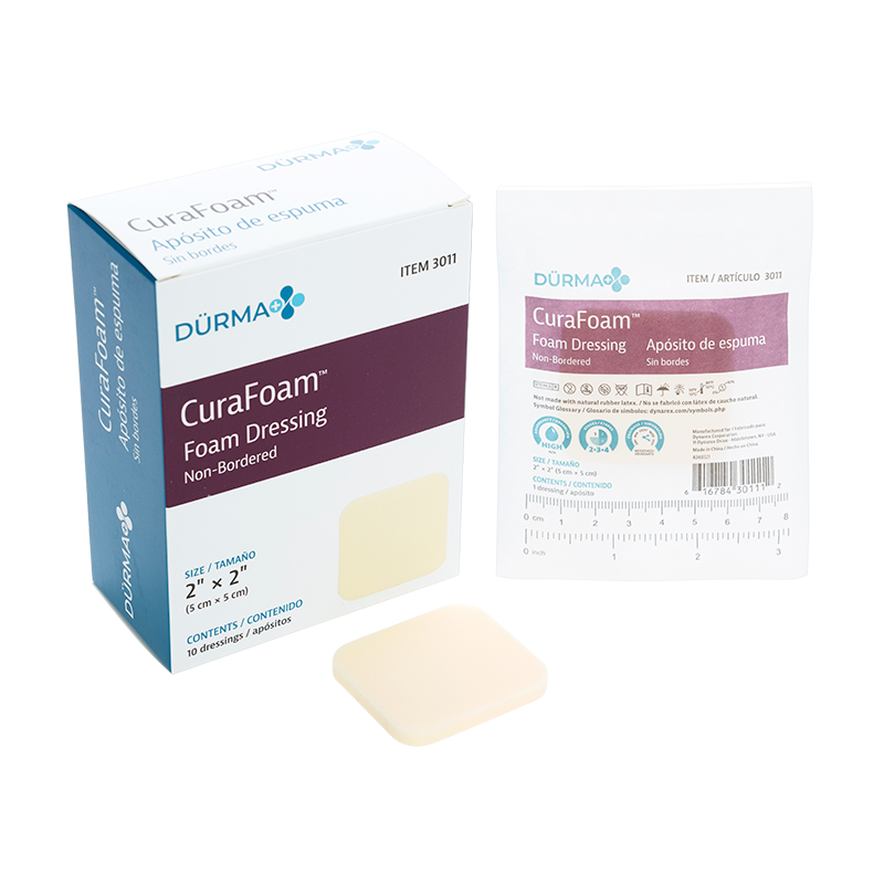 CuraFoam - Foam Dressing 2" x 2"
