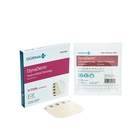 DynaDerm - Hydrocolloid Dressing - Extra Thin 4" x 4"
