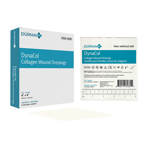 DynaCol Collagen Wound Dressing, 4" x 4"