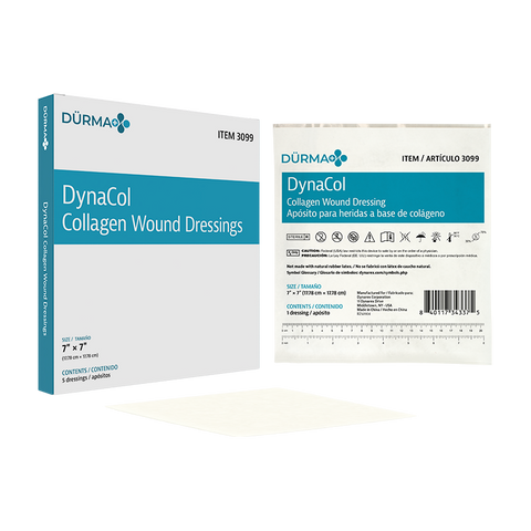 DynaCol Collagen Wound Dressing, 7" x 7"