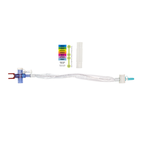 Vortex 72 Closed Suction Endotracheal Catheter, T-Piece, 12 Fr