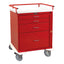 4 Drawer Emergency Cart (Tall Cabinet), Standard Package, with Breakaway Lock, 100 Breakaway Seals. 1-3", 1-6", 1-9", 1-