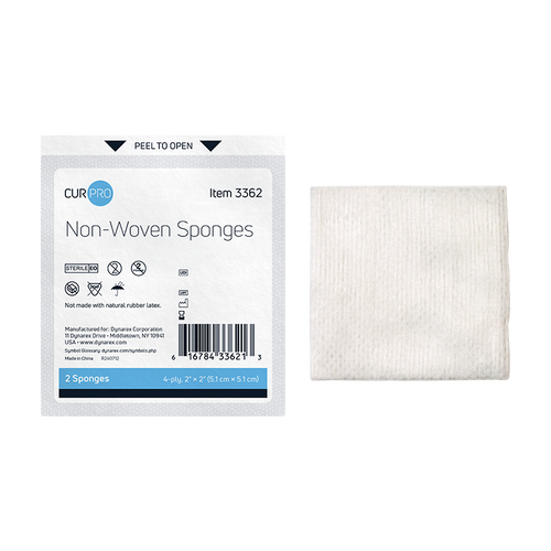 Non-Woven Gauze Sponges, 4-Ply