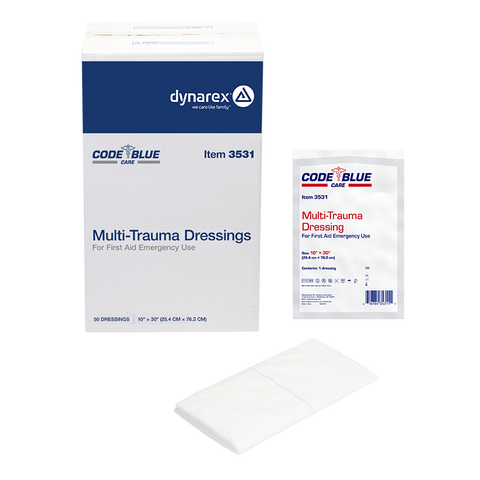 Dynarex Multi-Trauma Dressing - Sterile (Case of 50)