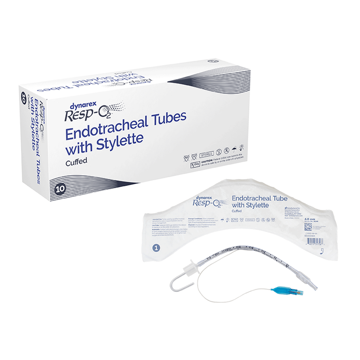 Endotracheal Tubes - Cuffed w/ Stylette