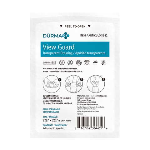 Dynarex View Guard transparent dressings