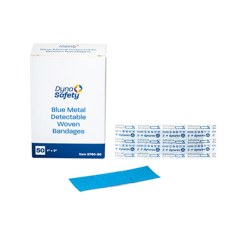 Dynarex Blue Metal Detectable Bandages