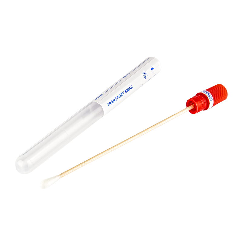 Dynarex Transport Swab Wooden Shaft Cotton Tip Sterile (41150)