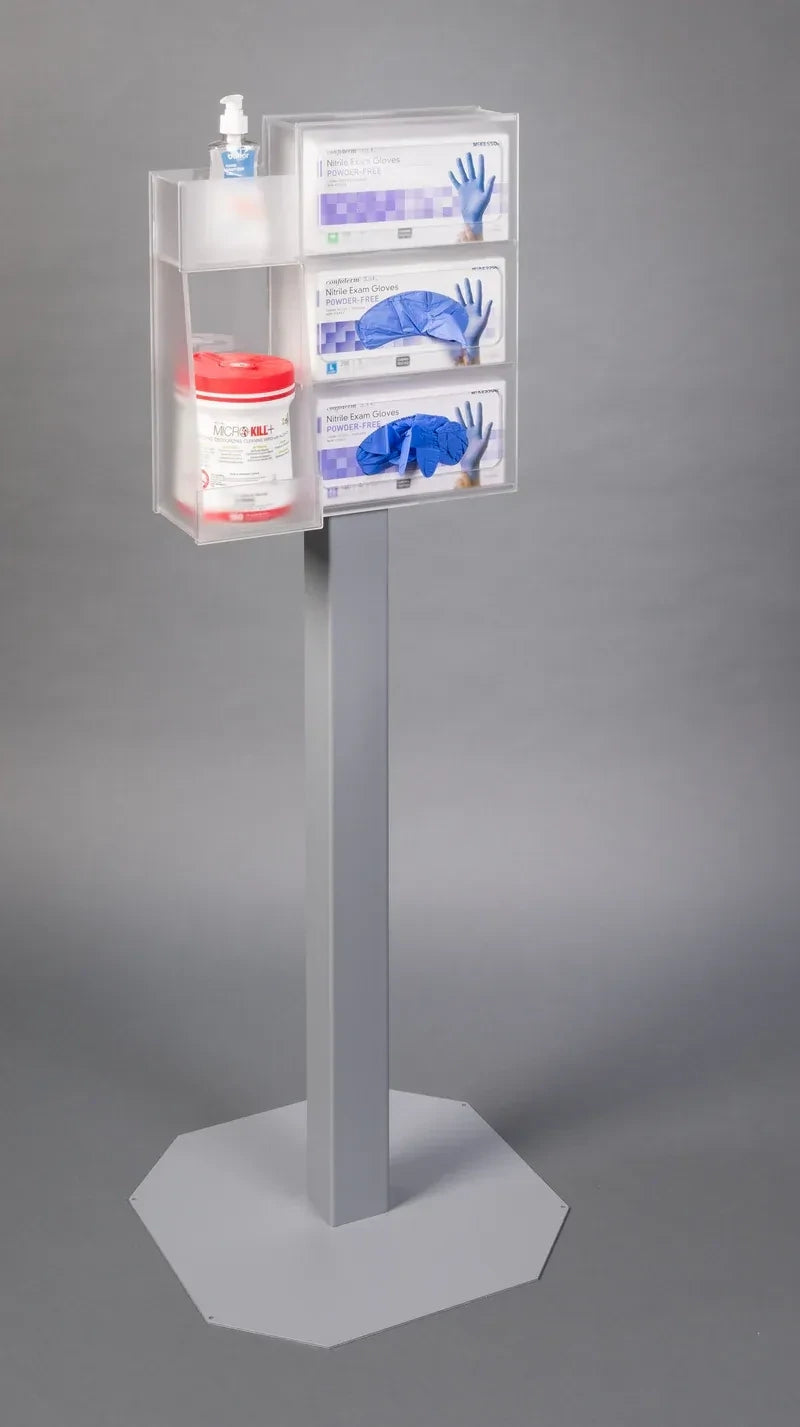 Bowman Dispensers Frosted Acrylic Disinfecting Station