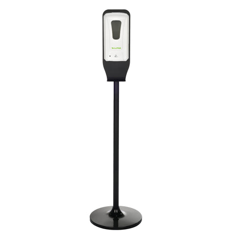Alpine Automatic Hands-Free Foam Hand Sanitizer/Soap Dispenser with Floor Stand, 1200 mL, White