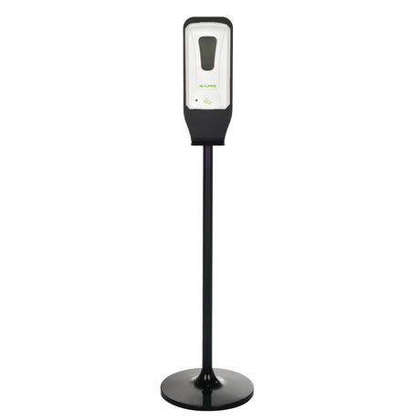 Automatic Hands-Free Liquid/Gel Hand Sanitizer/Soap Dispenser with Floor Stand, 1200 mL, White