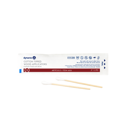 Cotton-Tipped Wood Applicators, Sterile
