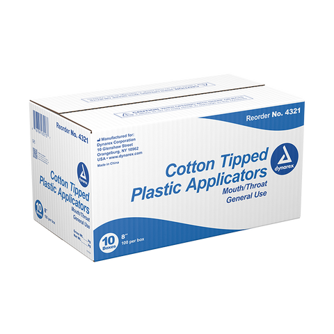 Cotton Tipped Plastic Applicator Large Tip Code: 4321