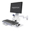 Ergotron Arm with Monitor Mount and Keyboard Tray, Left Side Mount on MDS Carts