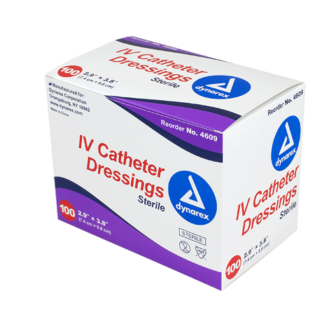 IV Catheter Dressing Code: 4609
