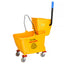 Yellow, 36 Qt. Mop Bucket with Side Wringer