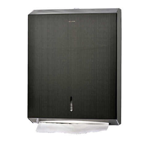 Stainless Steel Brushed C-Fold/Multi-Fold Paper Towel Dispenser 2