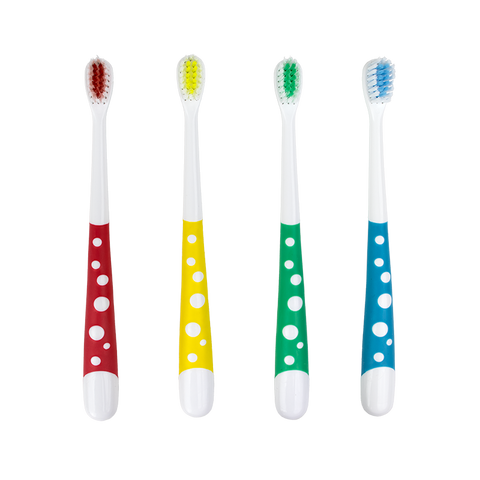Kids Toothbrushes, Soft Nylon Bristles, Assorted Colors