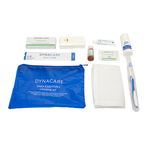 Daily Essentials Hygiene Kit, w/ shave kit