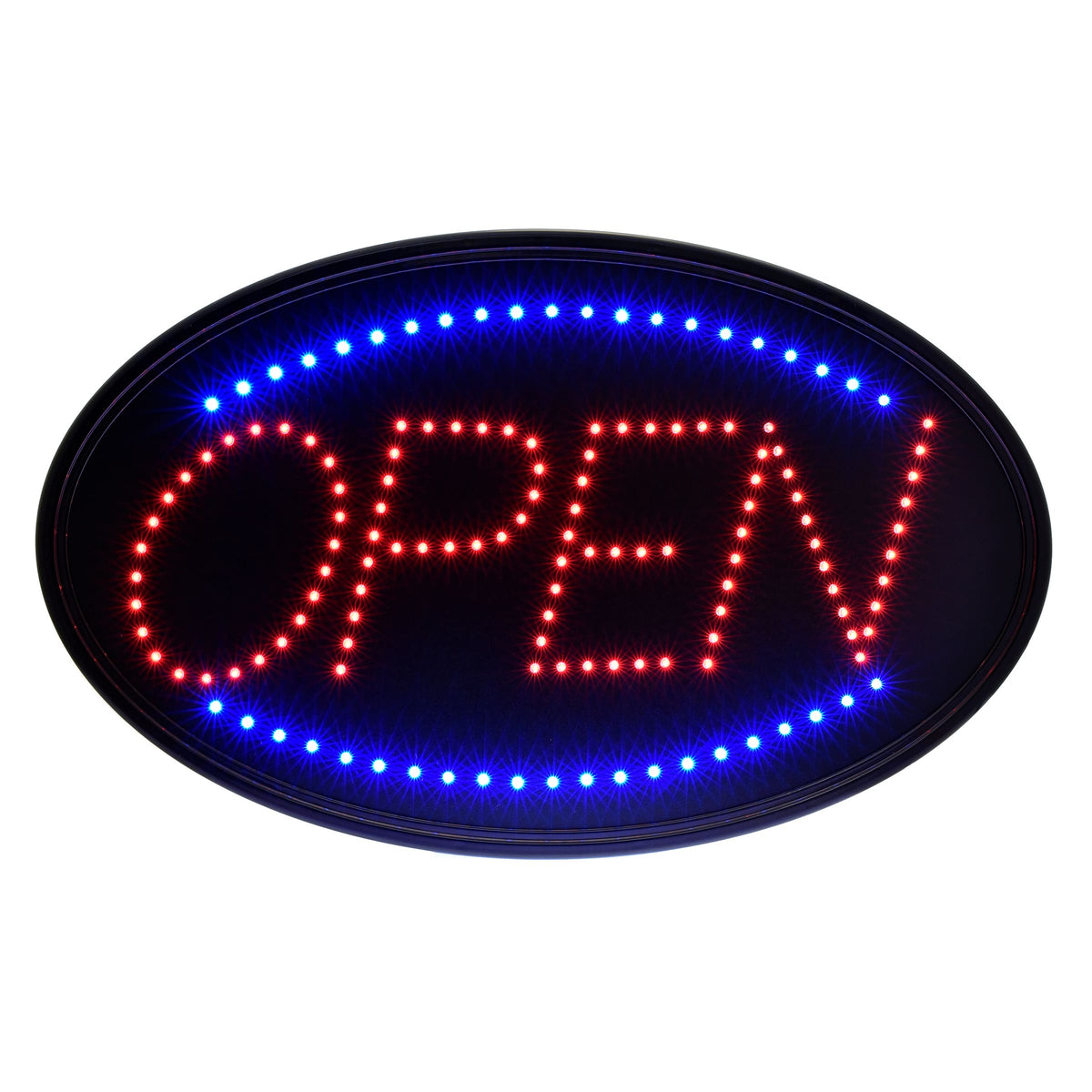 23 in. x 14 in. LED Oval Open Sign 2 Pack