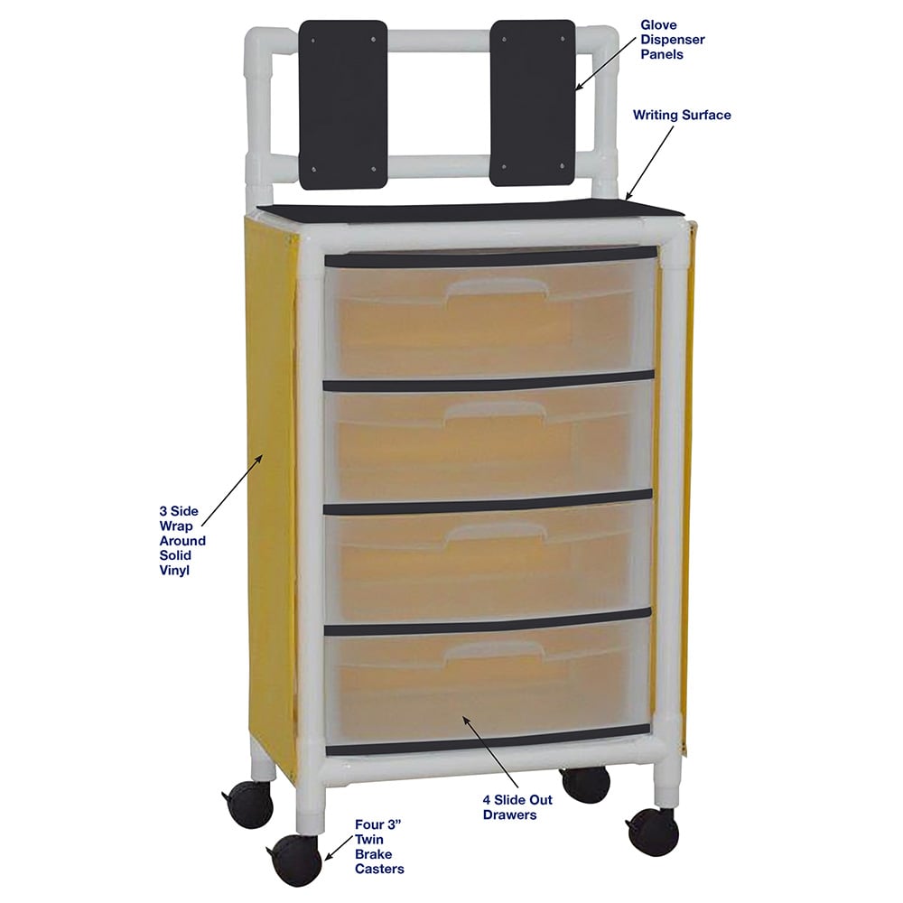 Mobile 4-Drawer+ Isolation Station