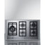 5-burner gas cooktop made in Italy in a stainless steel finish with sealed burners, cast iron grates, and wok stand; fit